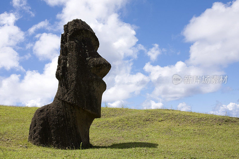 复活节岛摩伊岛Rano Raraku